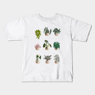 House plants collection 5.10 Kids T-Shirt